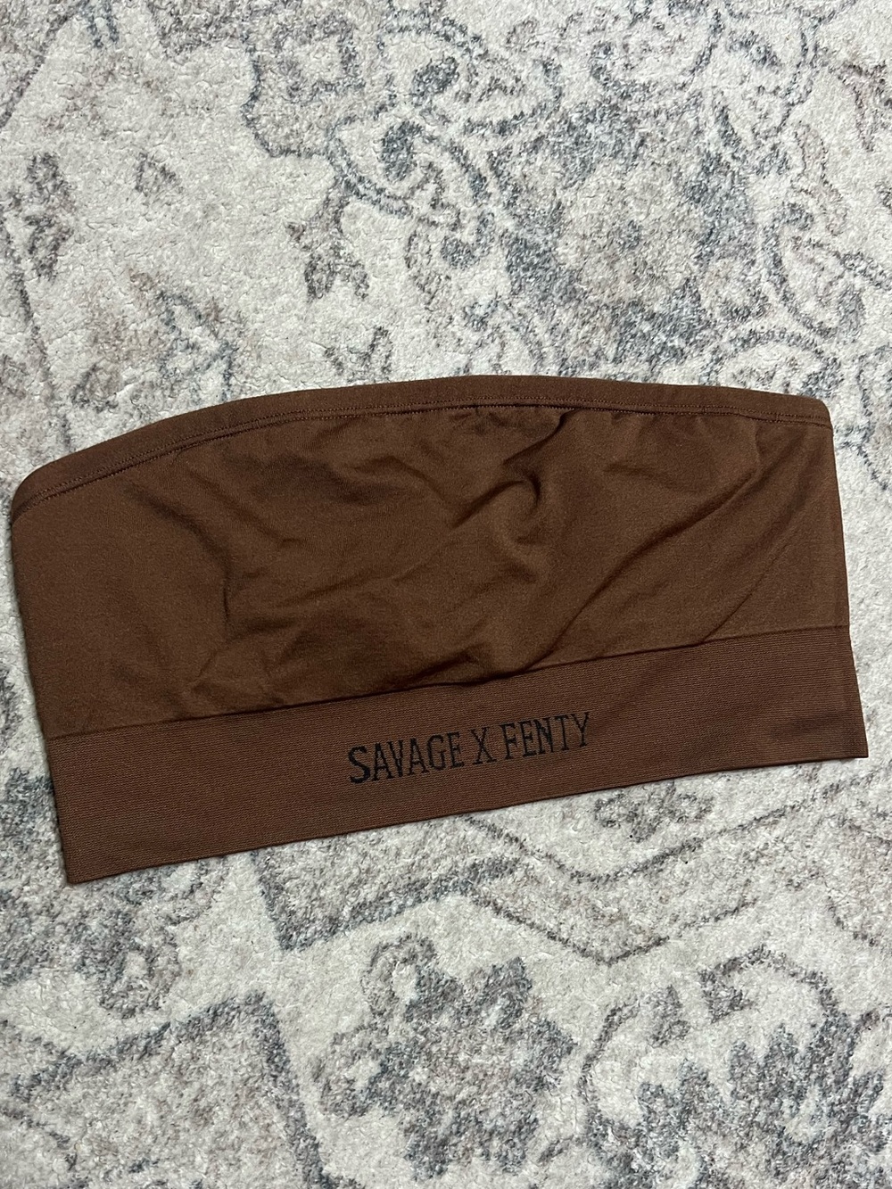 Savage X Fenty seamless bandeau bralette brown sugar